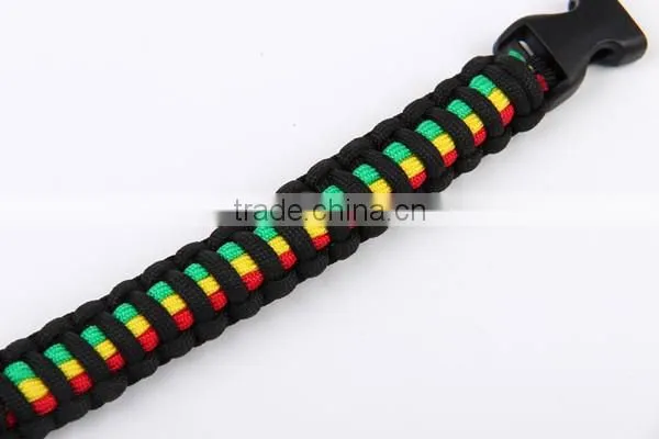 Customized 550 paracord survival bracelet for survival wholesale