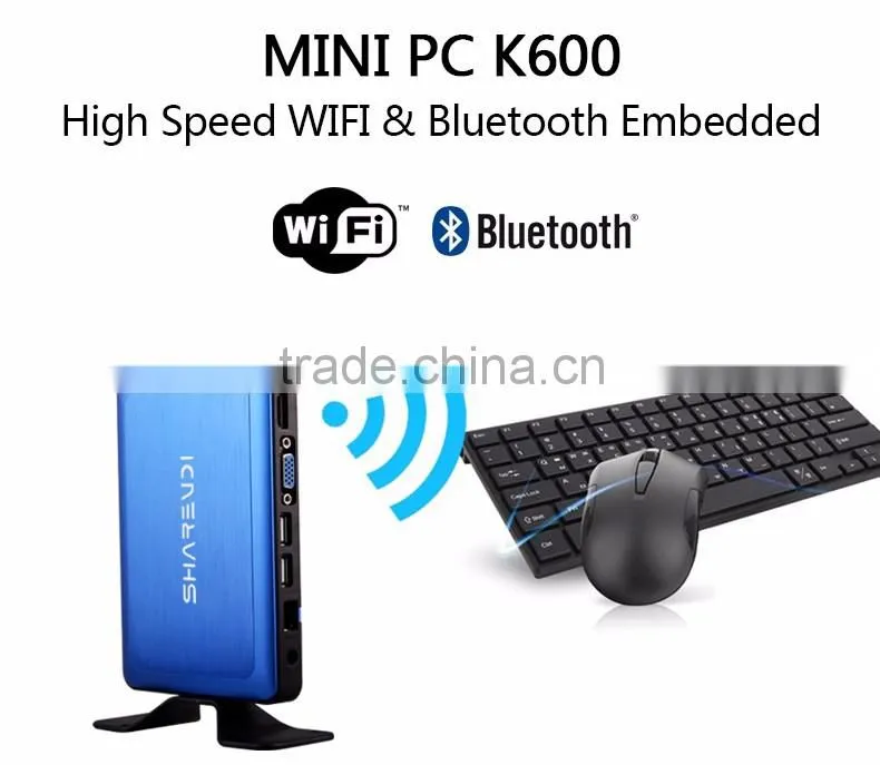 Embedded wifi module mini pc for virtualization thin pc brand new port 1080p for gaming and movie