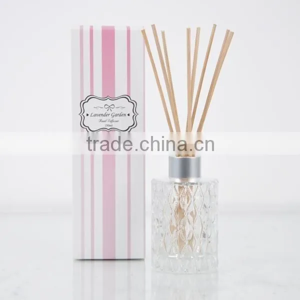 Home fragrance Aroma Diffuser with glass bottle and rattan stick SA-1963