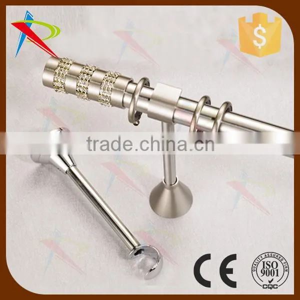 Diamond decro matt finials Curtain rod set wholesale
