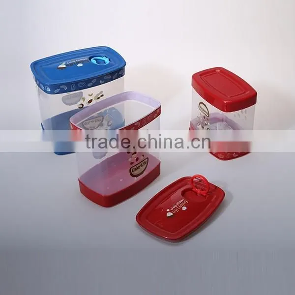 Plastic Rectangle Seal storage box