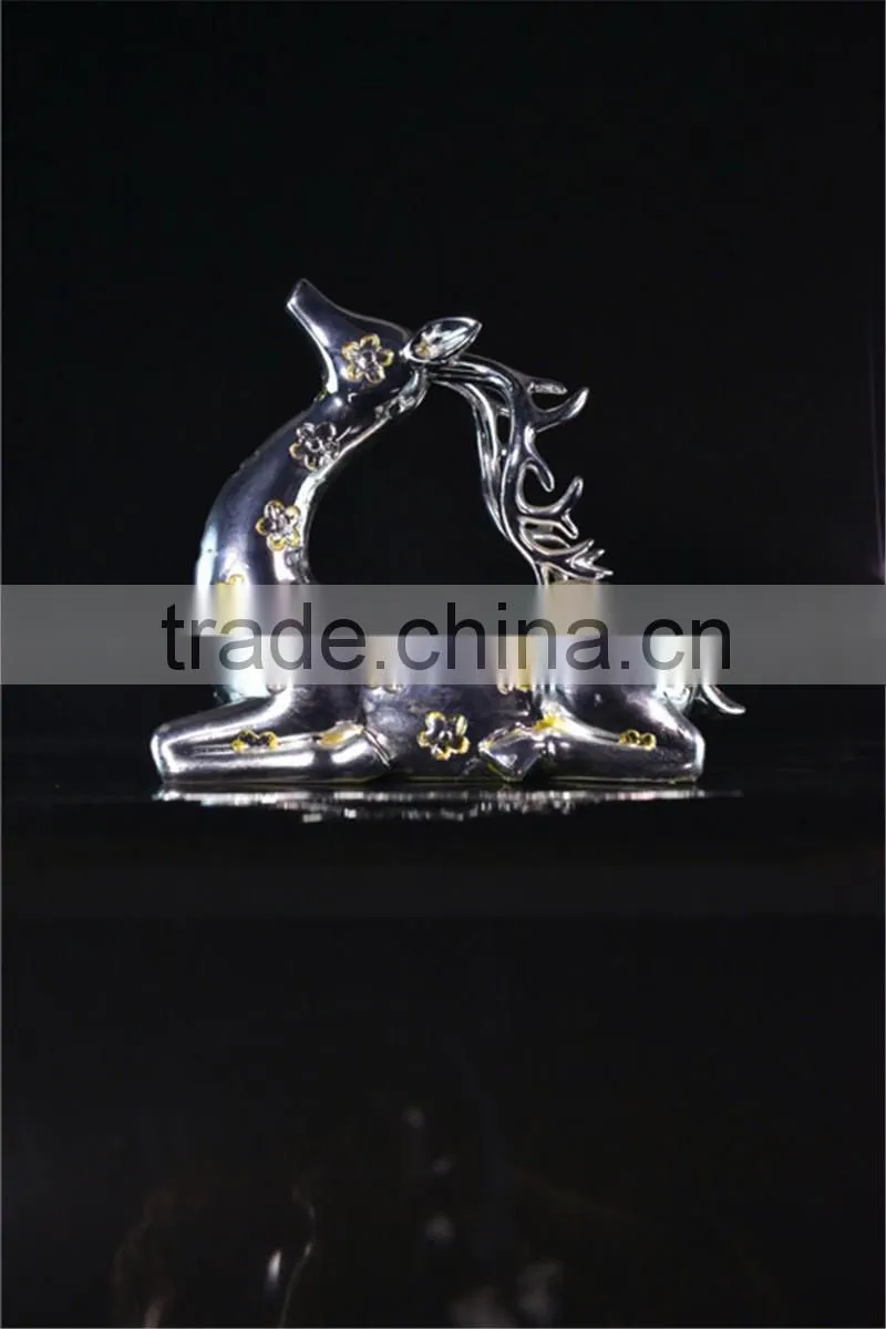 Deer Aircraft Decoration Sculpture Modern Statue Architectural Model monument souvenir