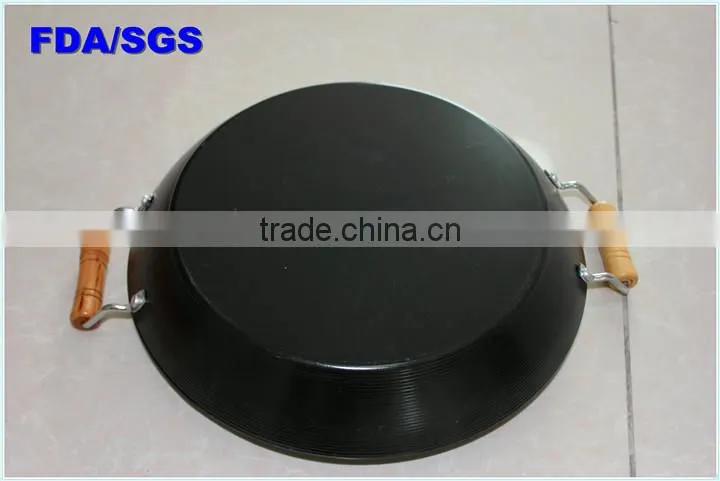 2015 new item Hot sale carbon steel frying pan,