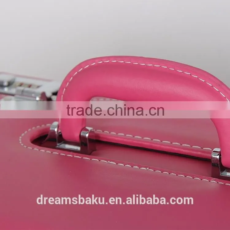2016 Guangzhou Factory Professional Make Up Cosmetic Beautiful Trolley Case