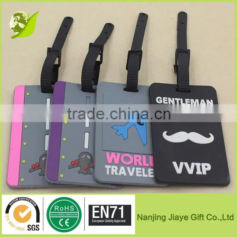 Soft PVC Luggage Tag Travel Tag
