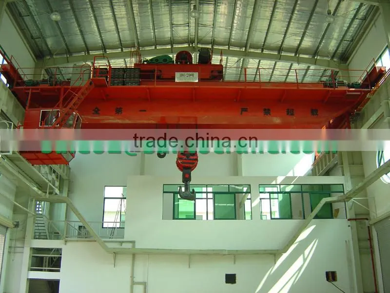 Iron steel casting double girder overhead crane for sale