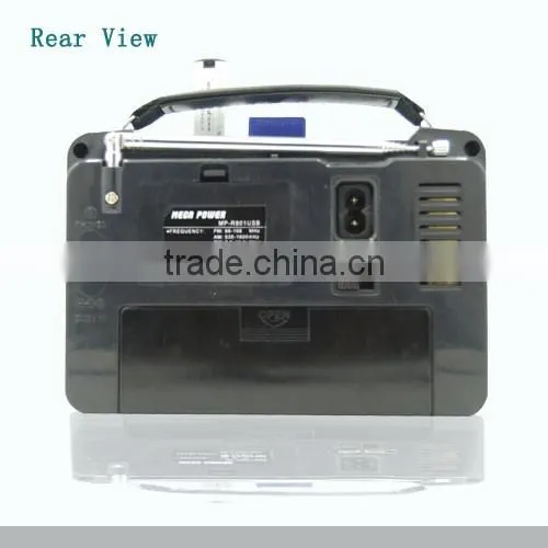 Small Usb Sd Am /fm/ Sw Radio With built-in speaker