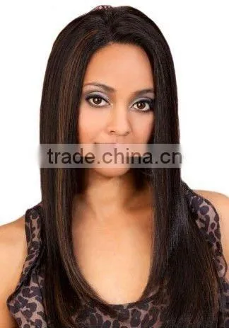 20" natural color Brazilian Virgin Hair Curly Silk Top Full Lace Wig