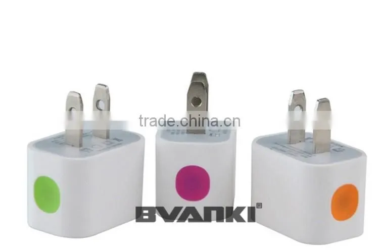 Phone Gadget New Product Wholesale LED USB Wall Charger For iPhone,5V 1A Super Fast Mobile Phone Charger,USB Charger Adapter