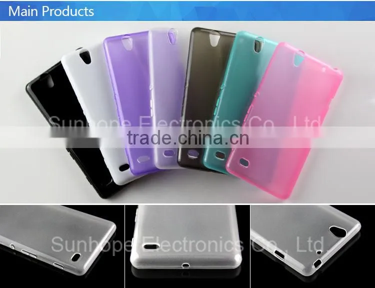 Glossy design tpu gel case for Xperia C4 E5333