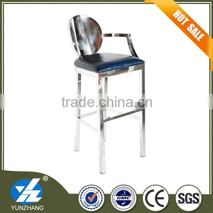 Modern fashion bar outdoor banquet stainless steel bar chair