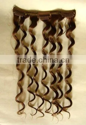 2014 Top sale hot 100% virgin brazilian remy white clip-in hair extensions 150g