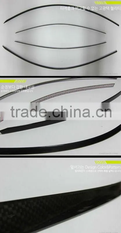 Chevrolet Captiva Upper window accent carbon molding set GM