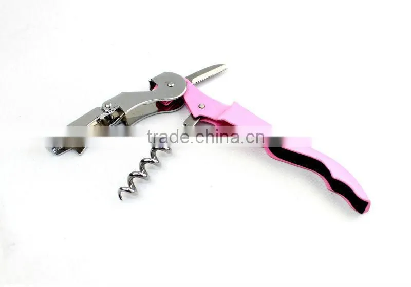 Pretty pink sea horse corkscrew