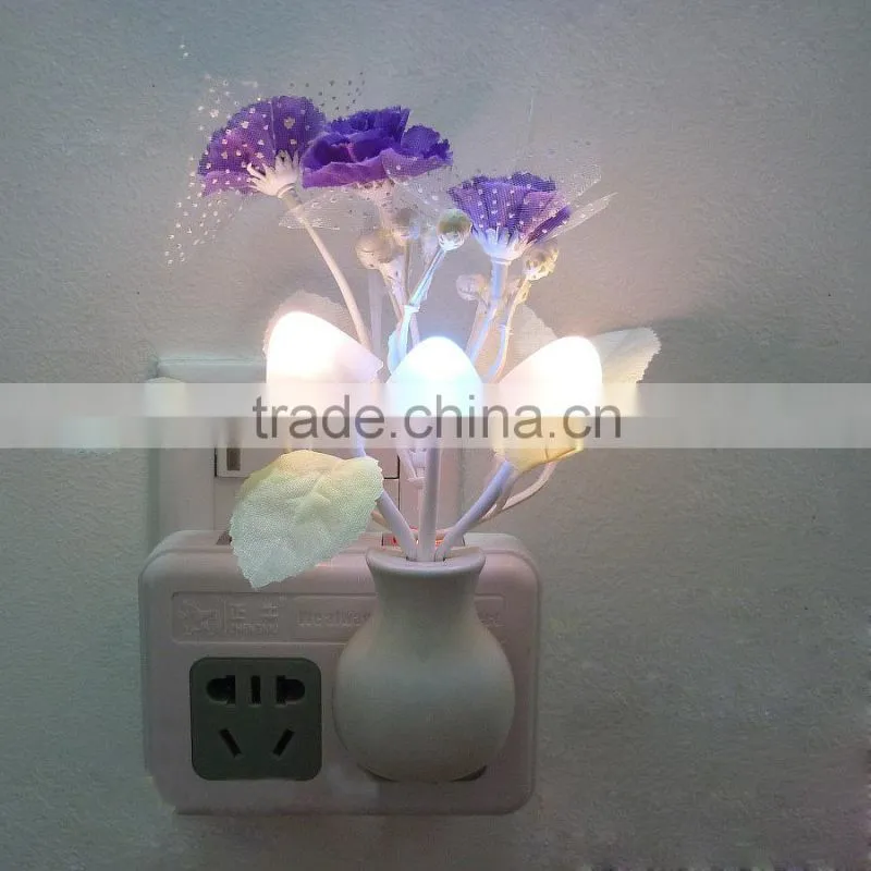 Flower Night light lamp,LED color light ,wall lamp,electricity saving lamp