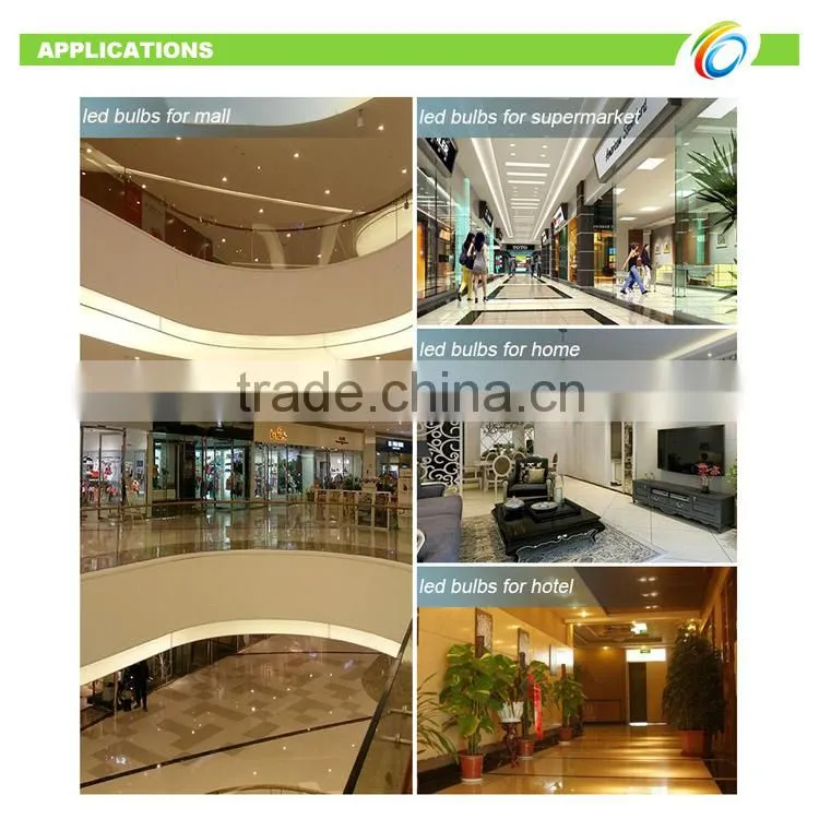 B22 E27 7W SMD5730 Plastic high power led bulb light made in china