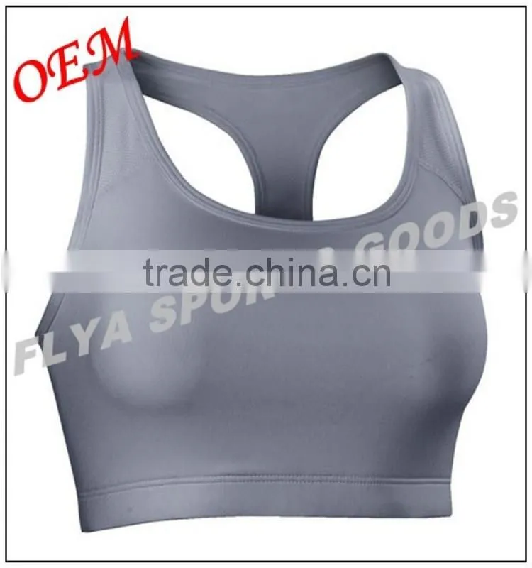 Oem Manufacturer Nylon Spandex Custom Wholesale Women Gym Wear Fitness Sports Bra