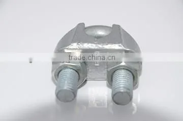 hot sale electro galvanized malleable cast iron wire rope clip