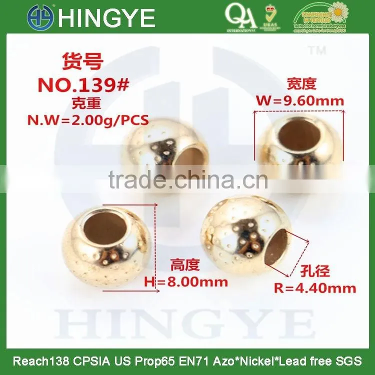 metal ball cord end for clothing