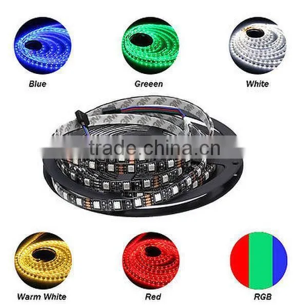 30W bright SMD 5630 Waterproof 300 LED Strip Light 12V Flexible 5M/roll Cold Warm White RGB Red Blue Green