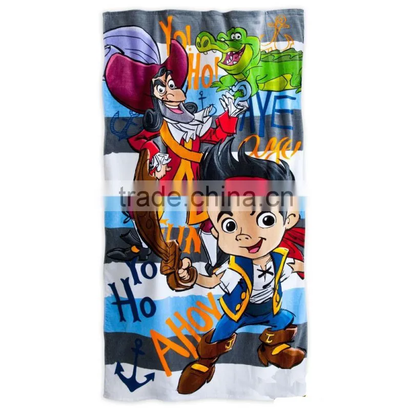 Wholesaler Custom Printed Egyptian Cotton Beach Towel