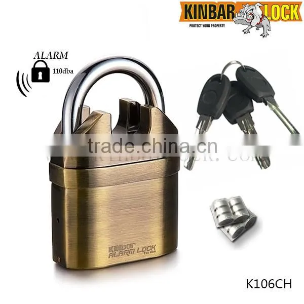 Home alarm lock siren padlock