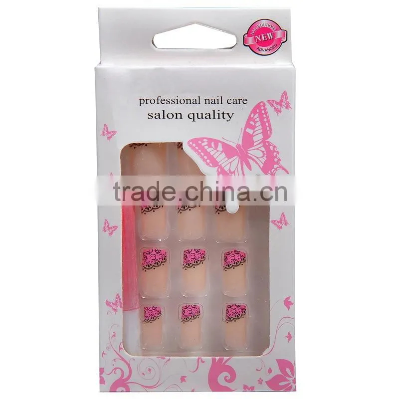 Artificial Nails/Nail tips with colorful printing
