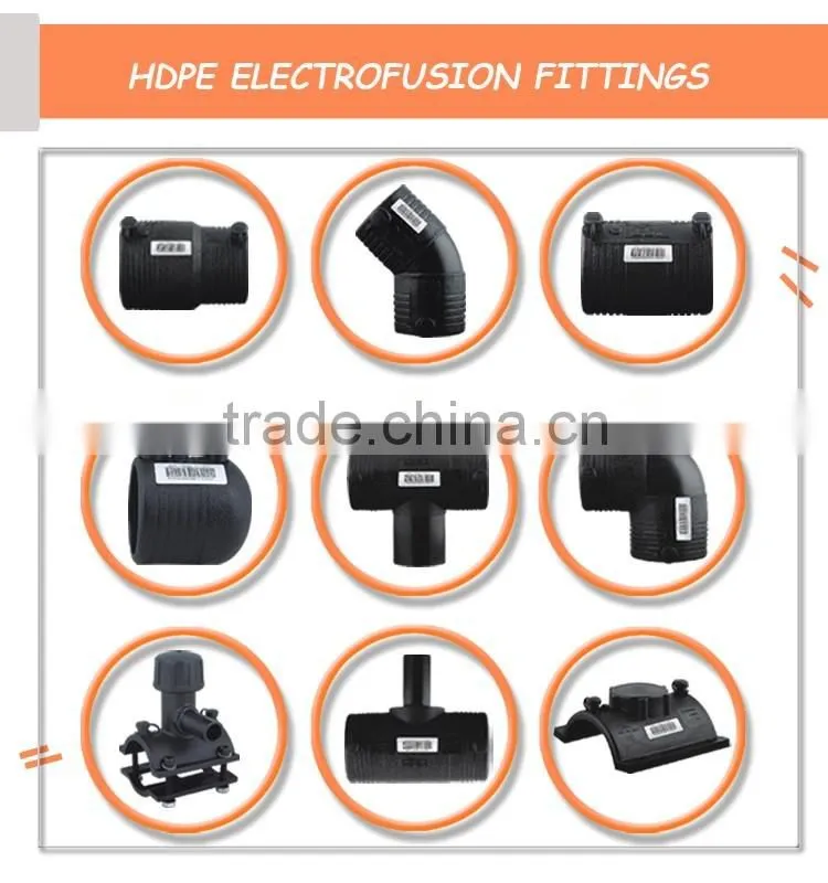 Electrofuison Coupler PE Pipe Gas Fitting