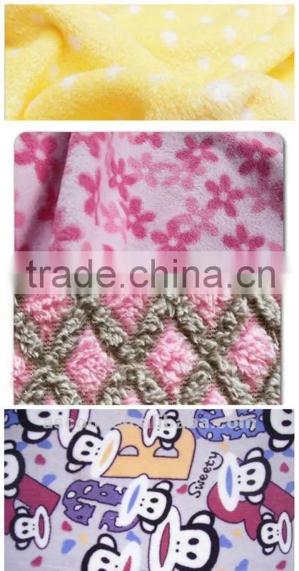 Fashion printed coral fleece bathrobes
