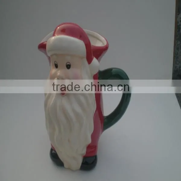 ceramic snowman water jug