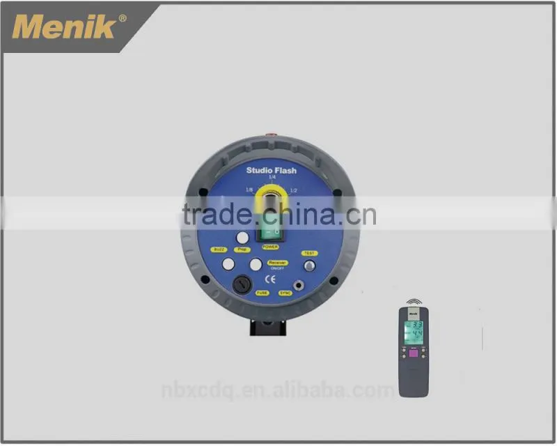 KM multi-function photography studio photo flash light with digital display