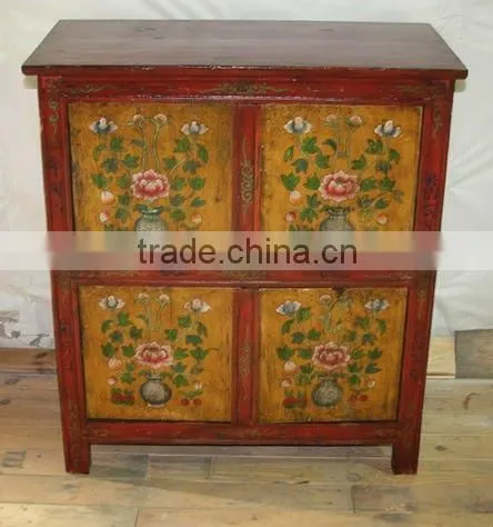 chinese antique Tibetan cabinet