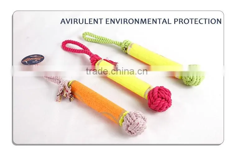 rope toy for pet dog with durable cotton knots and cheap price