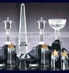 Top quality crystal trophy