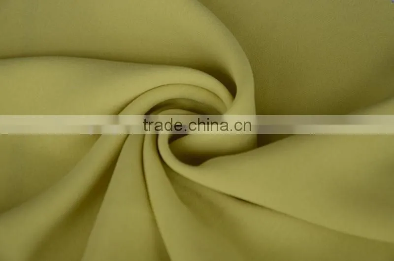single side heavy weight moss crepe chiffon fabric for lady wear