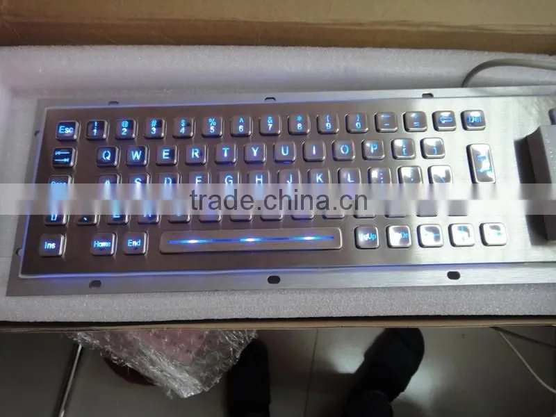 Quality cheap backligh metal keyboard