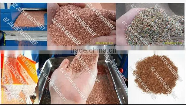 CE&ISO drying scrap copper wire recycling machine,crusher machine, washing machine made in China