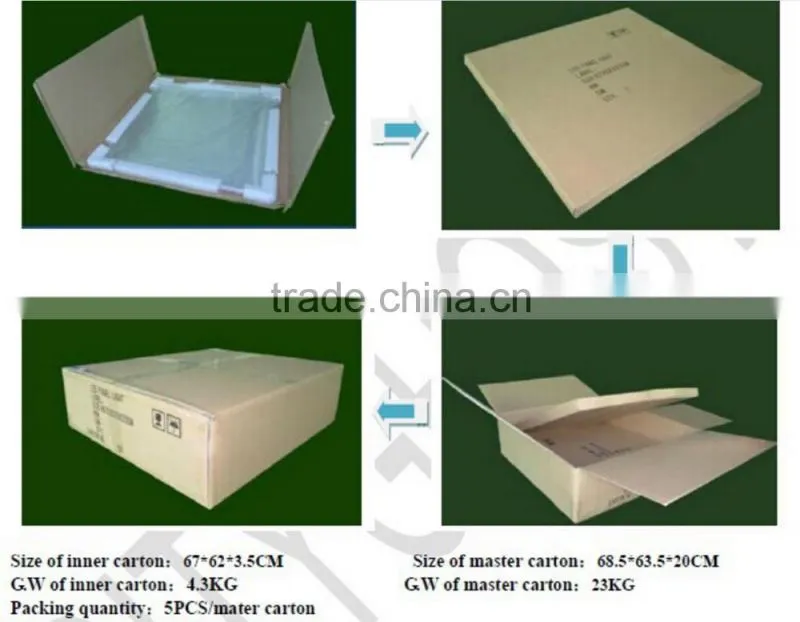 High Brightness Warm White 36W 600x600 LED panel light