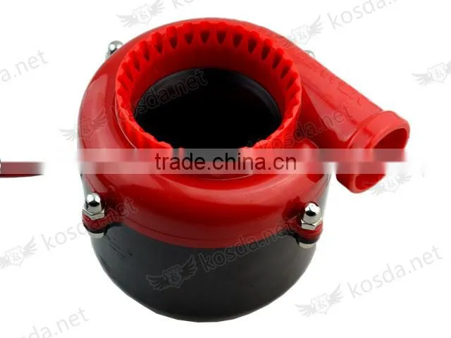 Universal Electric Blow Off Valve turbo, Red color Racing Blow Off turbo sound