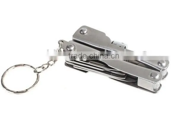 outdoor camping multi functional folding knife with LED