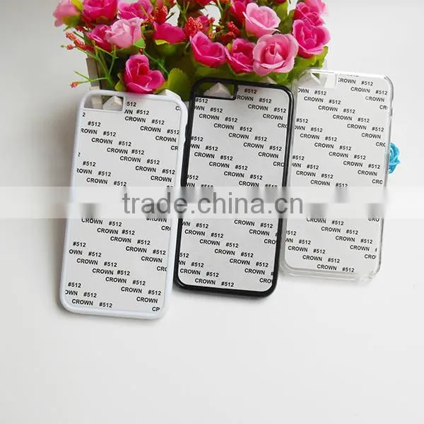 PC hard plastic case sublimation for iPhone 6 with heat transfer machine printing