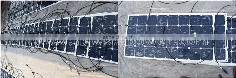 china semi flexible solar panel