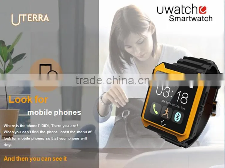 2015 New iOS Android Wrist watch with waterproof dustproof and shockproof function
