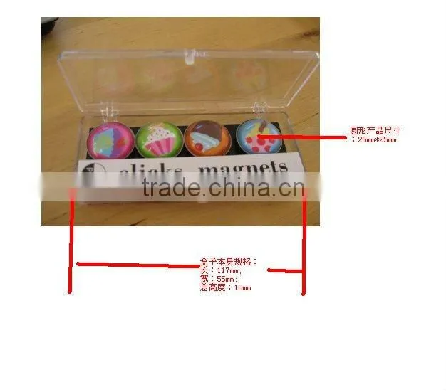 Color printing,4.5mm thickness,plastic case ,epoxy fridge magnet; Safty/economical/educational, popular product