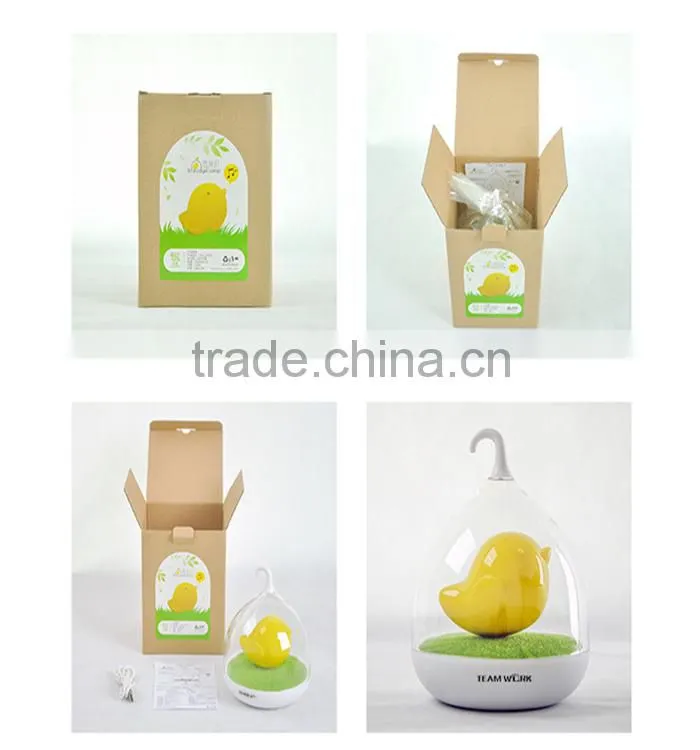 Touch sensitive poratble Birdcage lamp