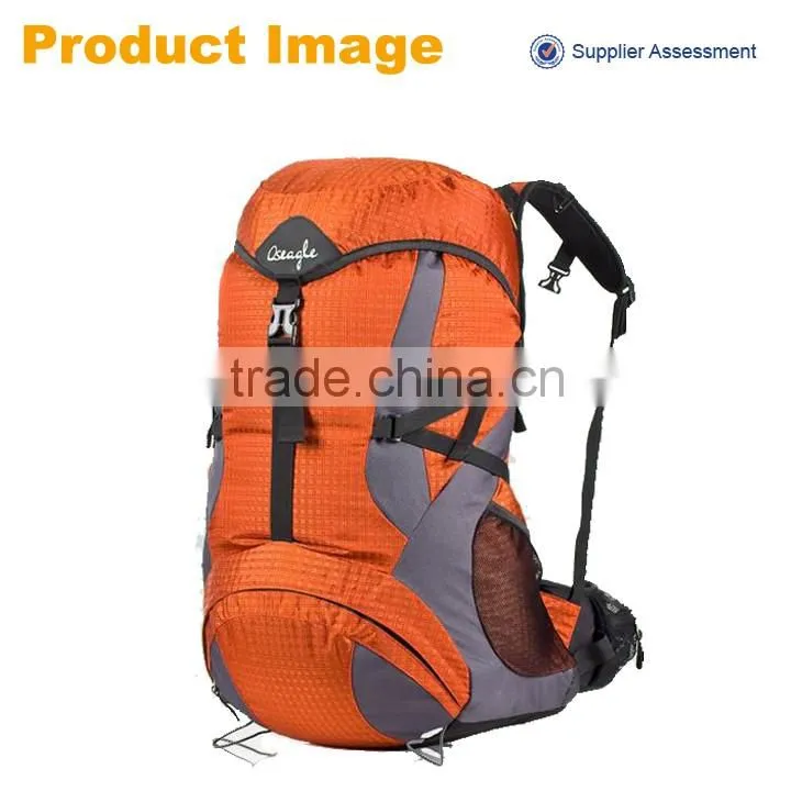 China wholesale climbing mountain backpack, 2016 Unisex outdoor trekking backpack