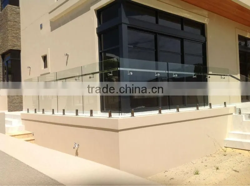 Indoor wood railing designs stainless steel handrail bracket