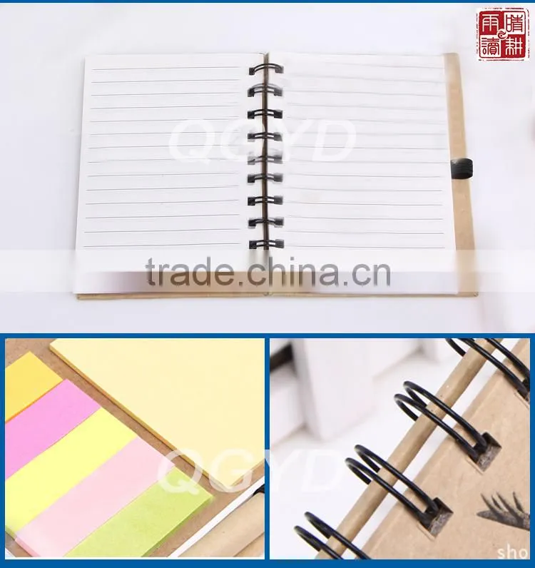 paperboard small mini notepad with pen