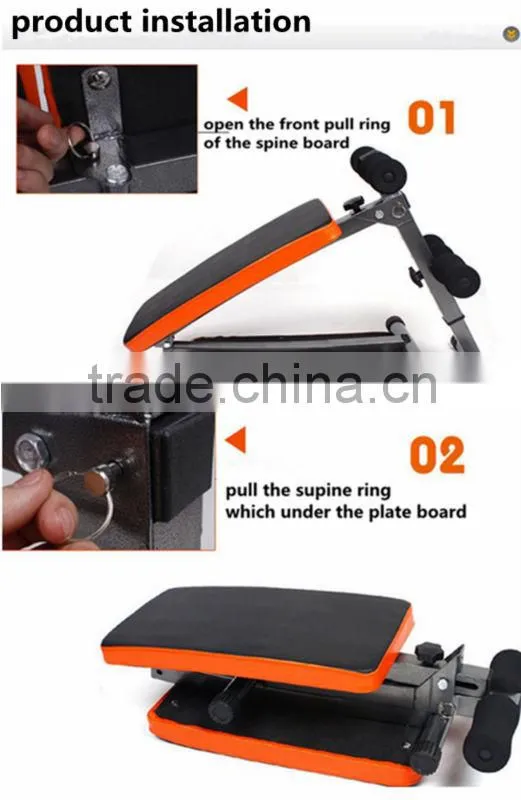 hot sale simple and convenient foldable indoor fitness equipment Fitness Sit Up