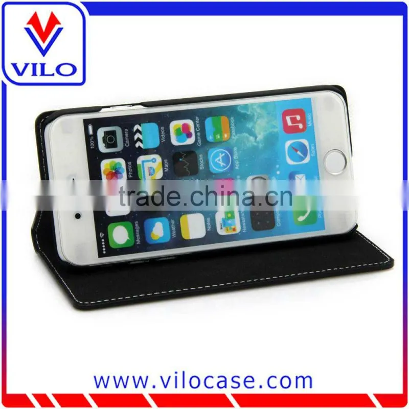 Classical PU flip book style case for Iphone 6S